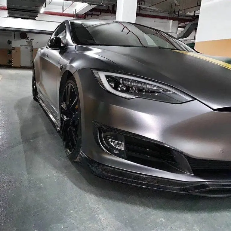 Cmst Genuine Gloss Carbon Fiber Full Body Kit For Tesla Model S 2016-2019 1