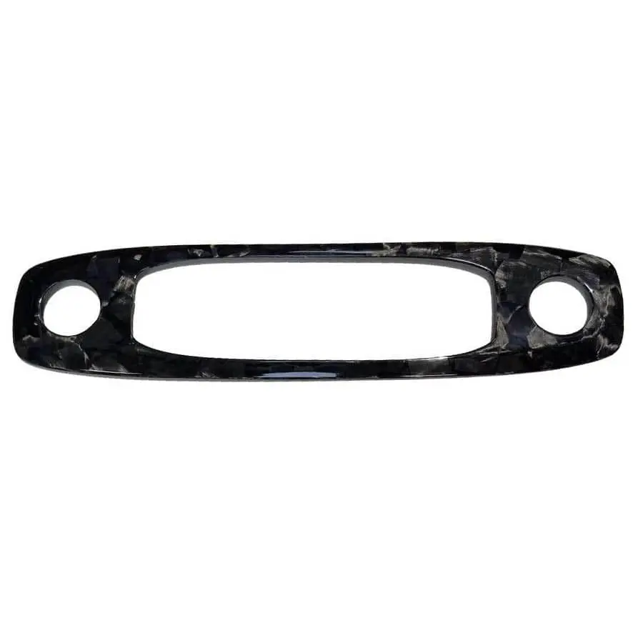 Real Molded Matte Forged Carbon Fiber Reading Spotlight Cover For Tesla Model Y 2020-2026 1