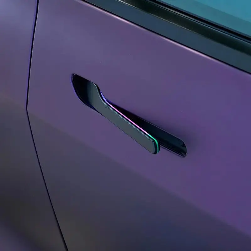 Retrofit Self Presenting & Welcome Automatic Rgb Led Door Handles For Tesla Model 3 2017-2023 1