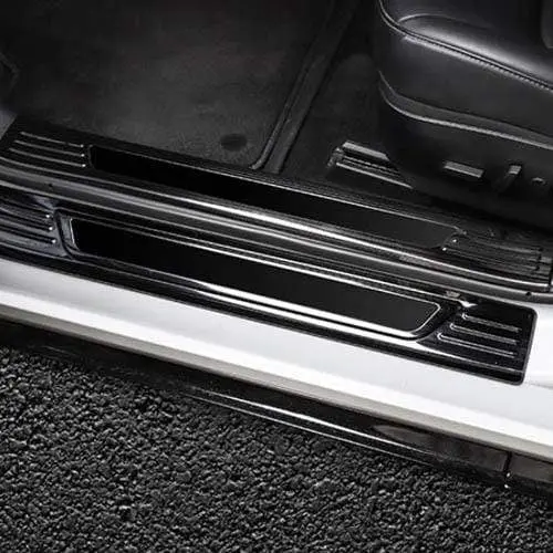 8Pcs Protective Door Sill Trims & Scuff Plates For Tesla Model 3 2017-2023 1