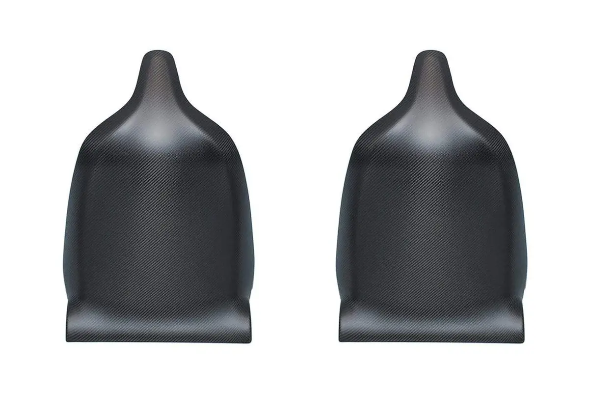 Real Molded Matte Carbon Fiber Seat Back Replacements For Tesla Model X 2015-2020 1