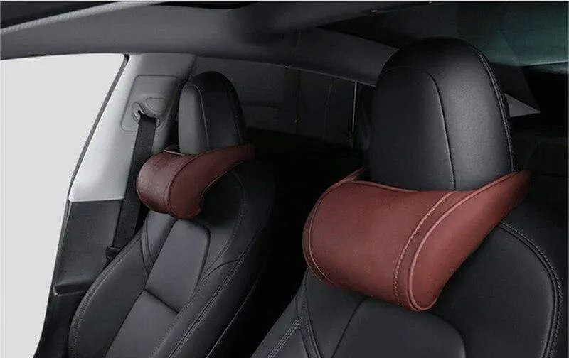 Tesla Headrest Neck Pillow Cushions Pair For Tesla Model S 3 X Y 10