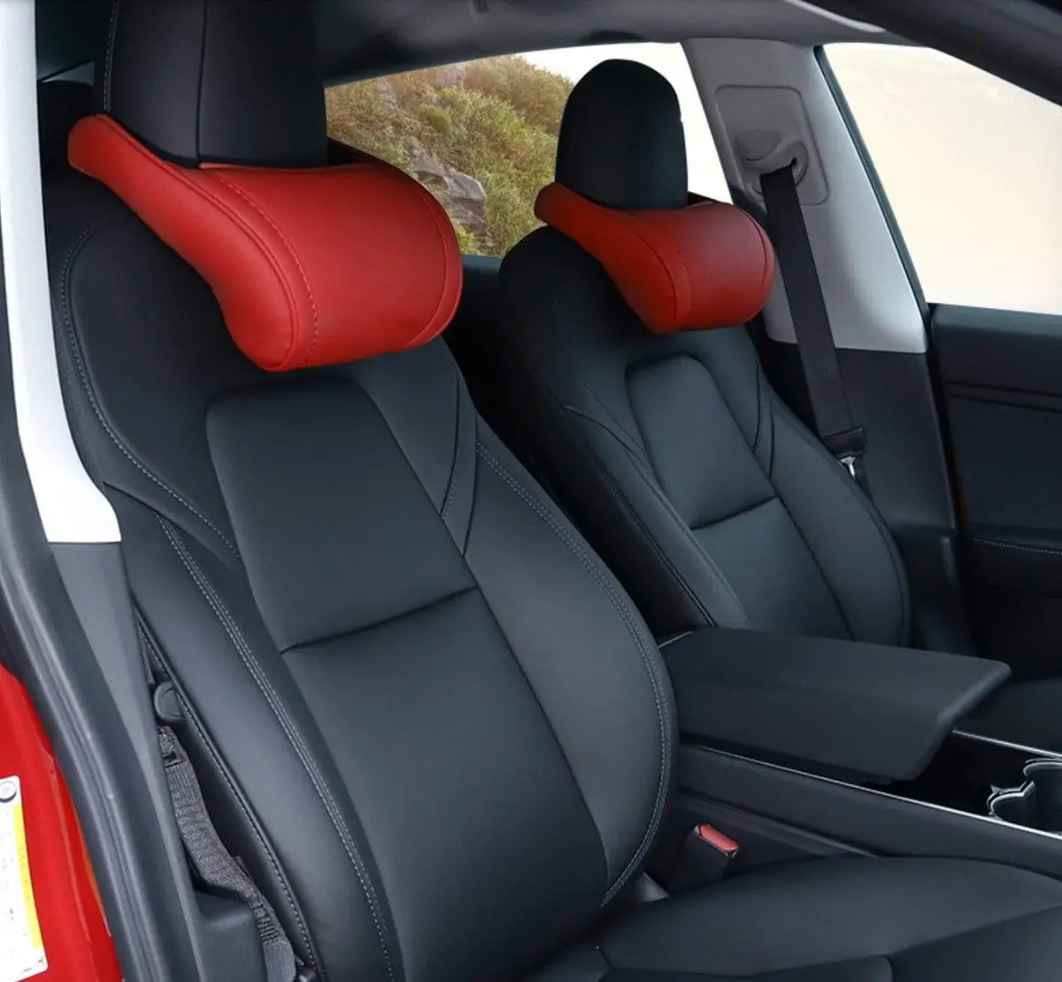 Tesla Headrest Neck Pillow Cushions Pair For Tesla Model S 3 X Y 3