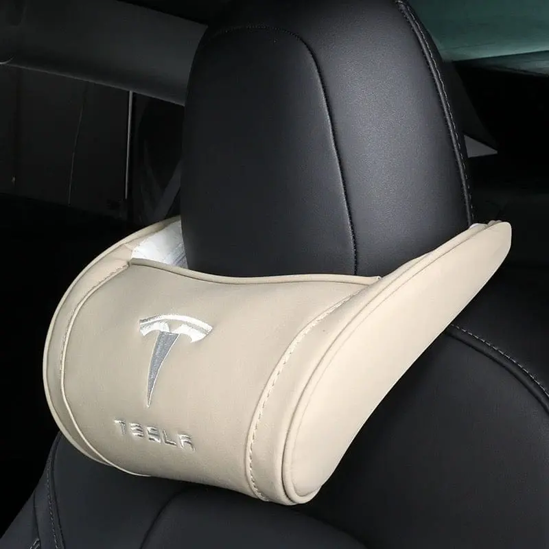 Tesla Headrest Neck Pillow Cushions Pair For Tesla Model S 3 X Y 8