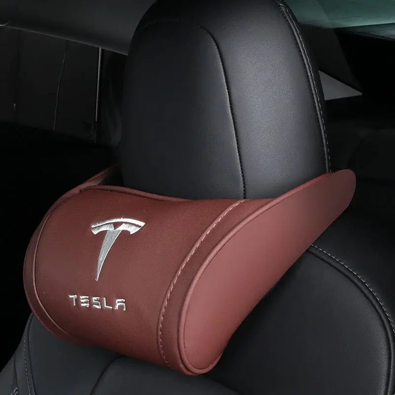 Tesla Headrest Neck Pillow Cushions Pair For Tesla Model S 3 X Y 9