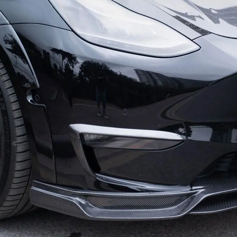 Cmst Genuine Carbon Fiber Upper Valences Eye Brows Tesla Model Y 2020-2026 1