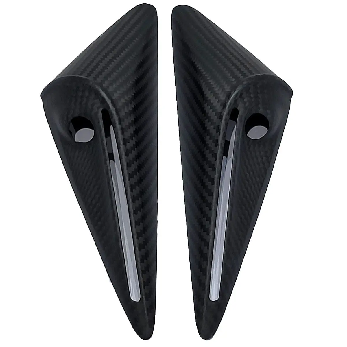 Real Molded Turn Signal Side Marker Overlay Camera Covers For Tesla Model X 2021-2026 1
