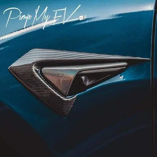 Cmst Genuine Matte Carbon Fiber Fender Trims For Tesla Model 3 2017-2023 1