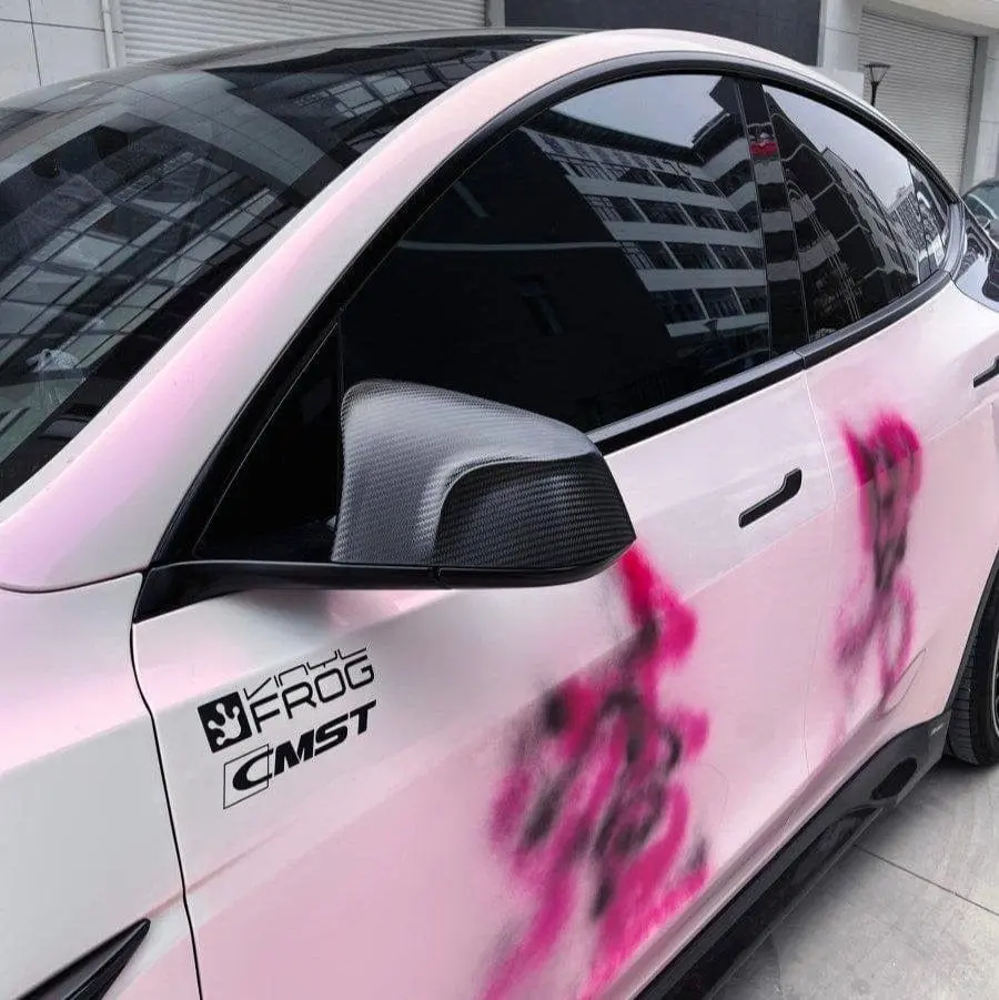 Cmst Genuine Carbon Fiber Mirror Cover For Tesla Model Y Awd Performance/Rwd Long Range 2020-2025 Pre Juniper 1