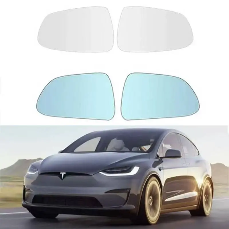Convex Wide Angle Side Mirror Glass Replacements For Tesla Model S 2012-2020 1