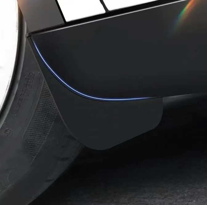 Short Stealth Mud Guards V1 For Tesla Model 3 2017-2023 1