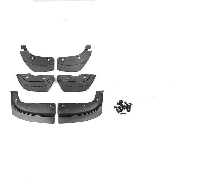Short Stealth Mud Splash Guards V2 For Tesla Model Y 2020-2025 Pre-Juniper 2