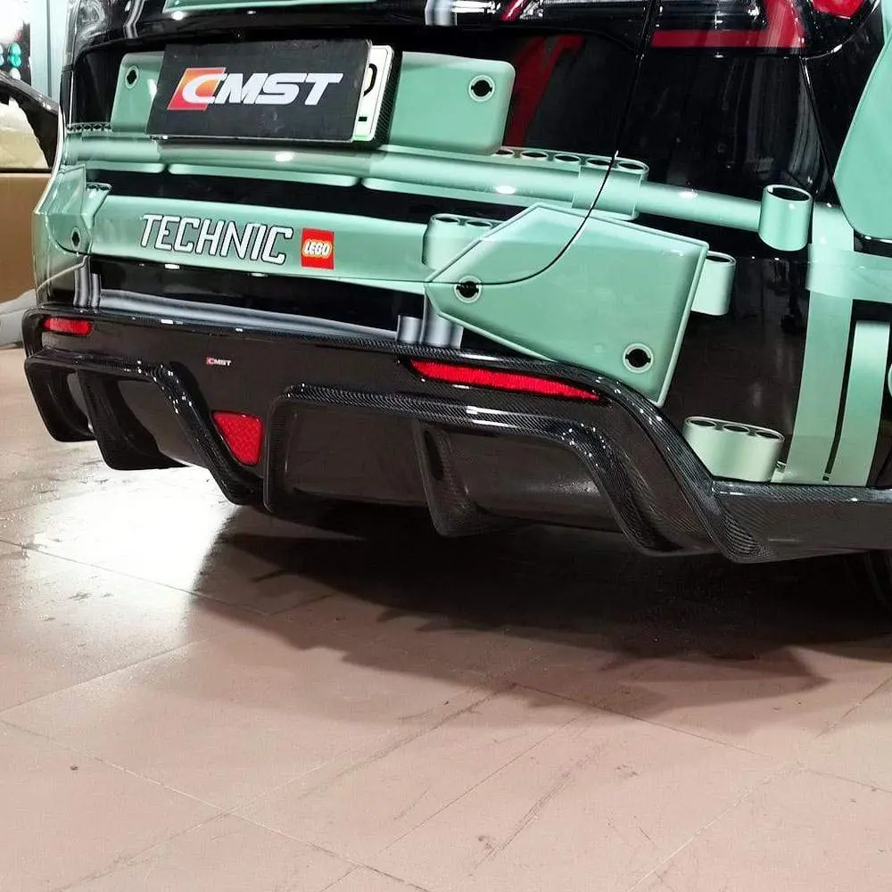 Cmst Genuine Carbon Fiber Rear Diffuser Tesla Model Y V2 2020-2026 1
