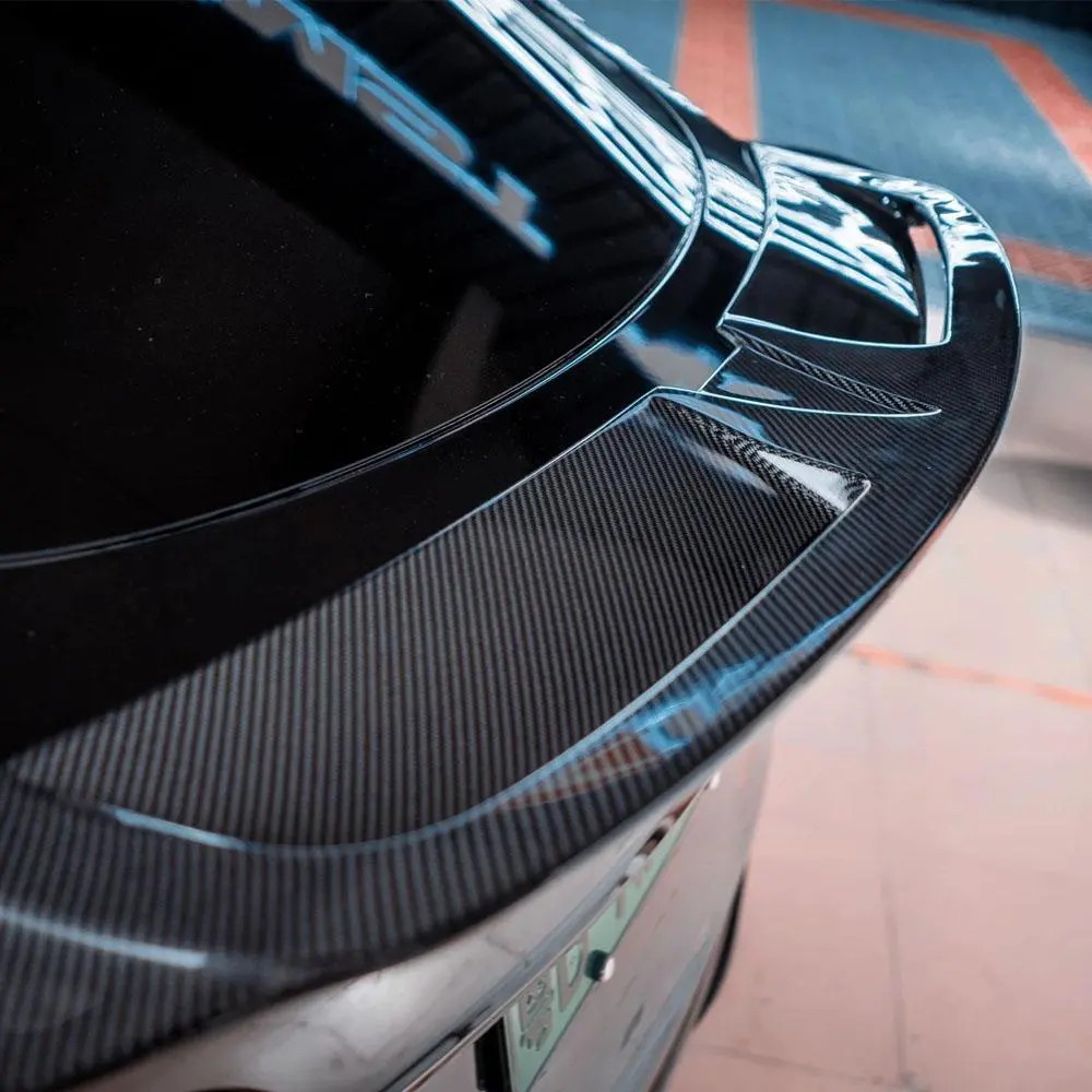 Cmst Genuine Carbon Fiber Rear Spoiler Tesla Model Y V1 2020-2026 1