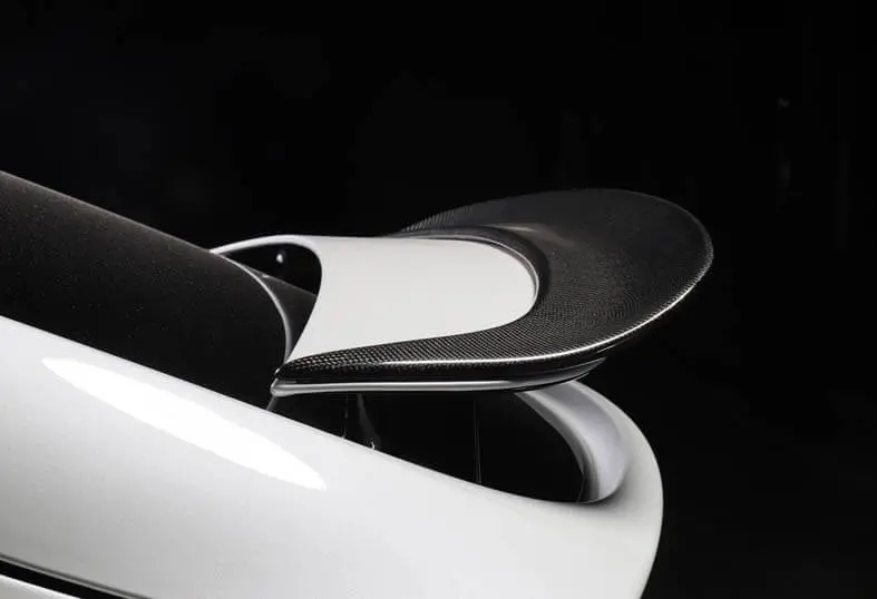 Real Molded Gloss Carbon Fiber Performance Trunk Spoiler For Tesla Model X 2015-2023 1