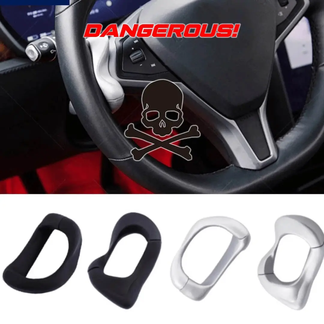 Do Not Purchase! Auto Pilot Driving Steering Wheel Counterweight For Tesla Model S 2012-2023 1