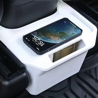 Silicon Backseat Storage Box With Lid For Tesla Model Y 2020-2026 1