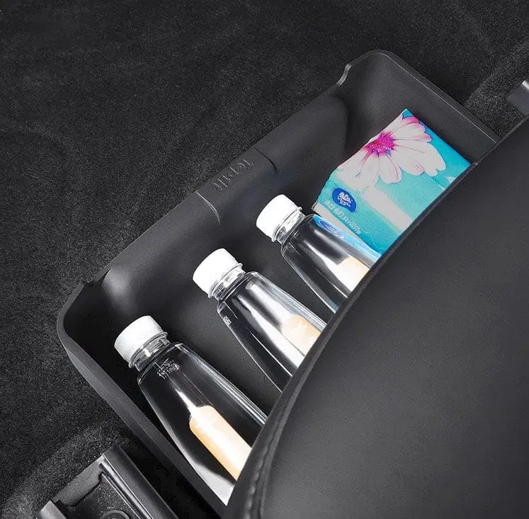 Silicone Under Seat Storage Tray For Tesla Model Y 2020-2026 1