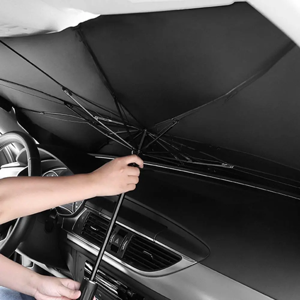 Collapsible Sunshade For Tesla Model Y 2021-2026 1