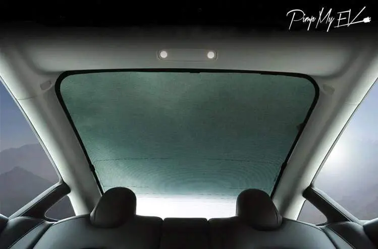 Foldable Roof Sunshade For Tesla Model 3 2017-2023 1