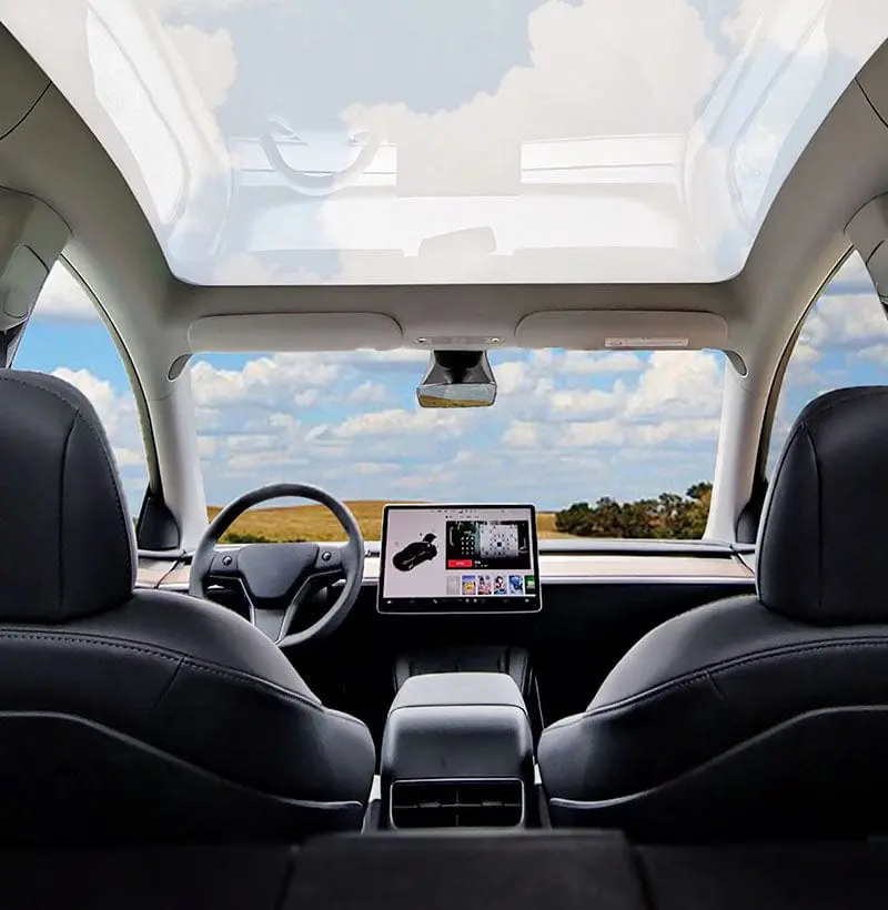 Pdlc Switchable Smart Glass Film Sunshade For Tesla Model 3 2017-2023 1
