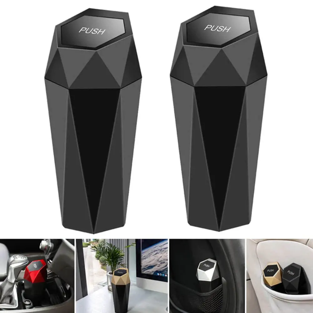 Diamond Shaped Car Storage Bin Pair For All Cars 1