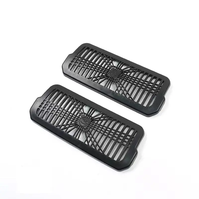 Backseat Plaid Design Floor Air Vent Covers For Tesla Model 3 2023-2026 Highland 1