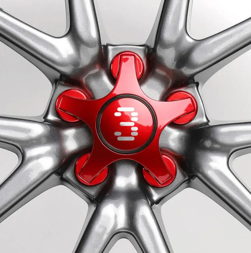 4Pcs Planetary Type Center Wheel Caps With 57Mm Crown For Tesla Model 3 2017-2023 1