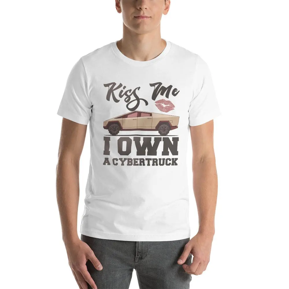 Kiss Me I Own A Cybertruck Unisex T-Shirt 1