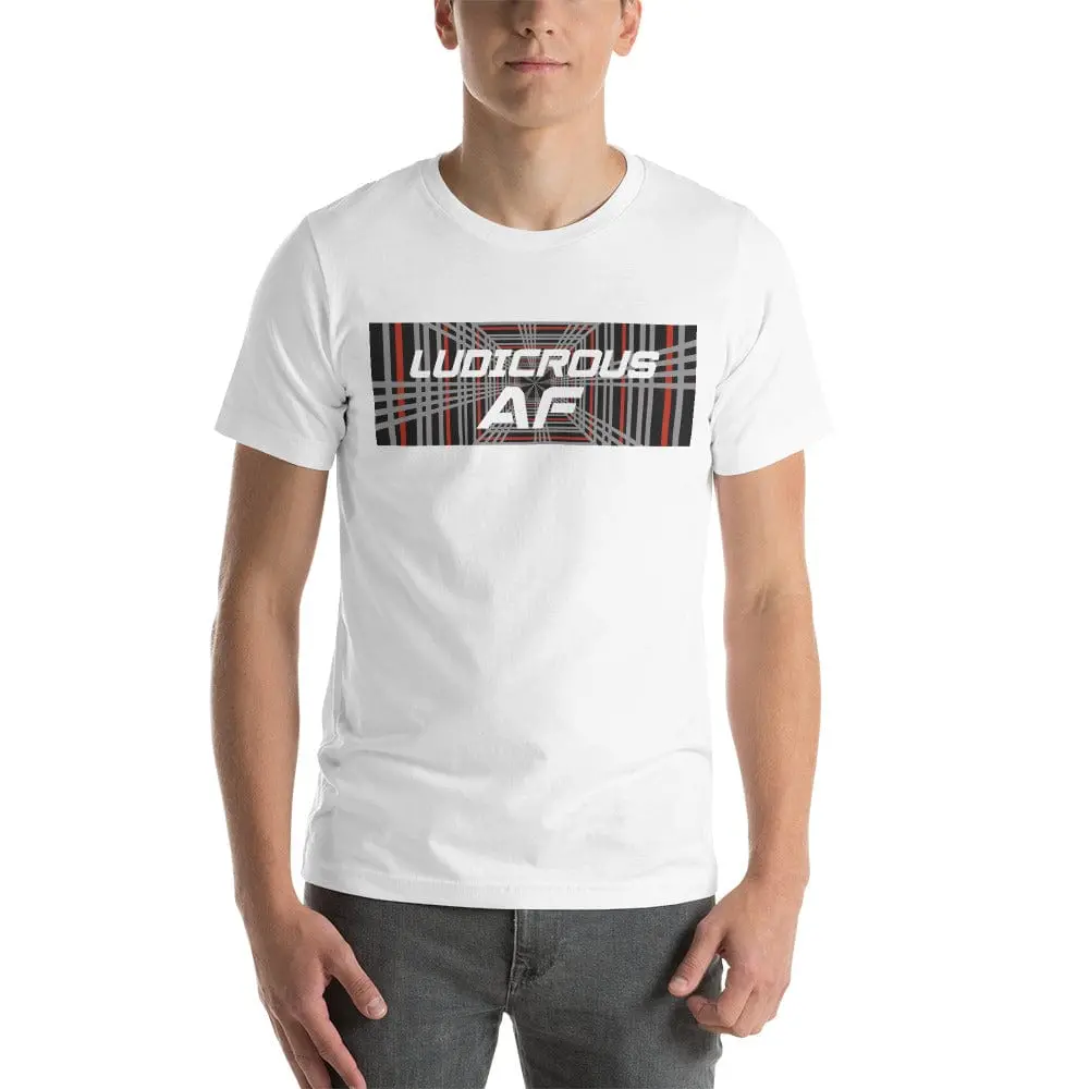 Ludicrous Af Short Sleeve Unisex T-Shirt For Tesla Enthusiasts 4