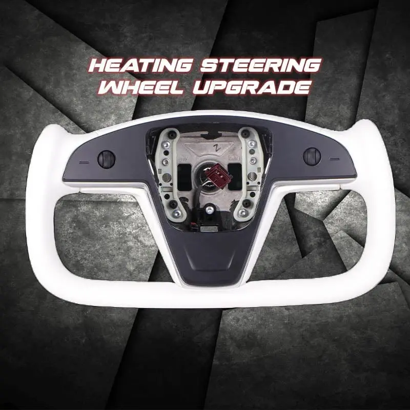 Heating Function Add On Upgrade For Tesla Model S / X Plaid Steering Wheels 1