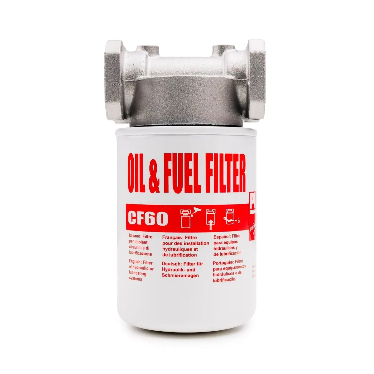 Piusi Filter Assembly Dn25 1" With 10Um Particulate Element 60Lpm 1