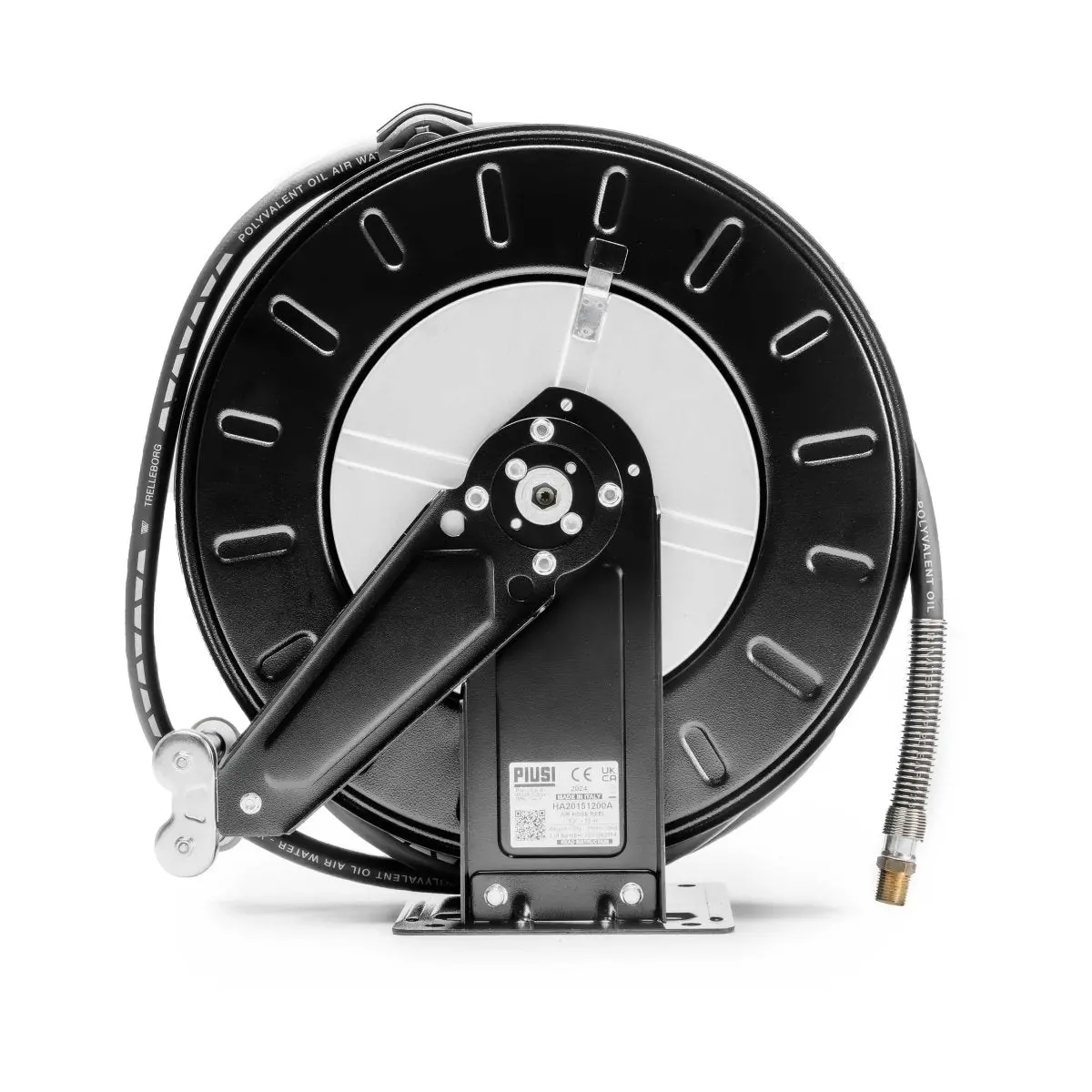 Piusi Hose Reel Air/Water 1/2"X15m Spring Rewind 1