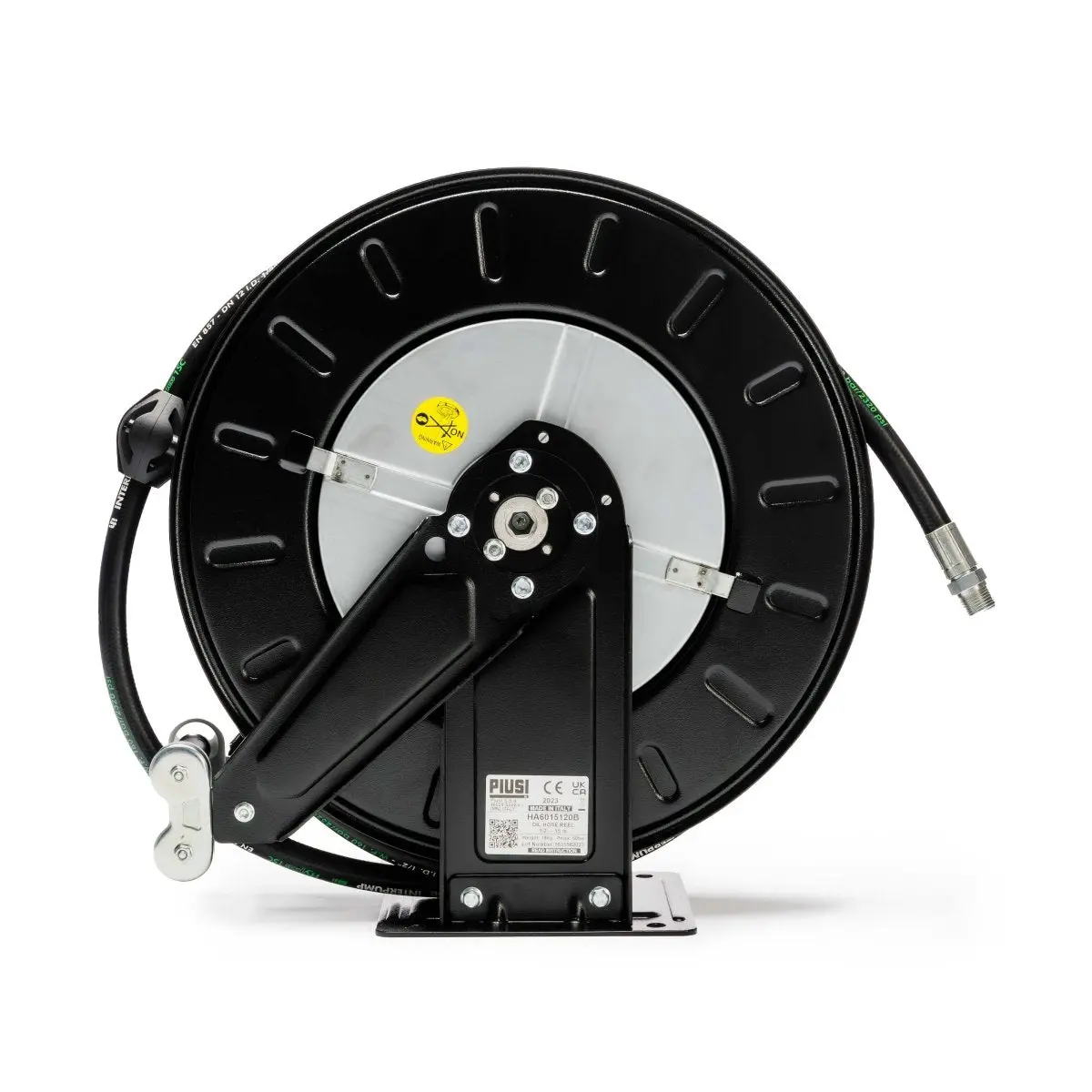 Piusi Hose Reel Oil 1/2"X15m Spring Rewind 1