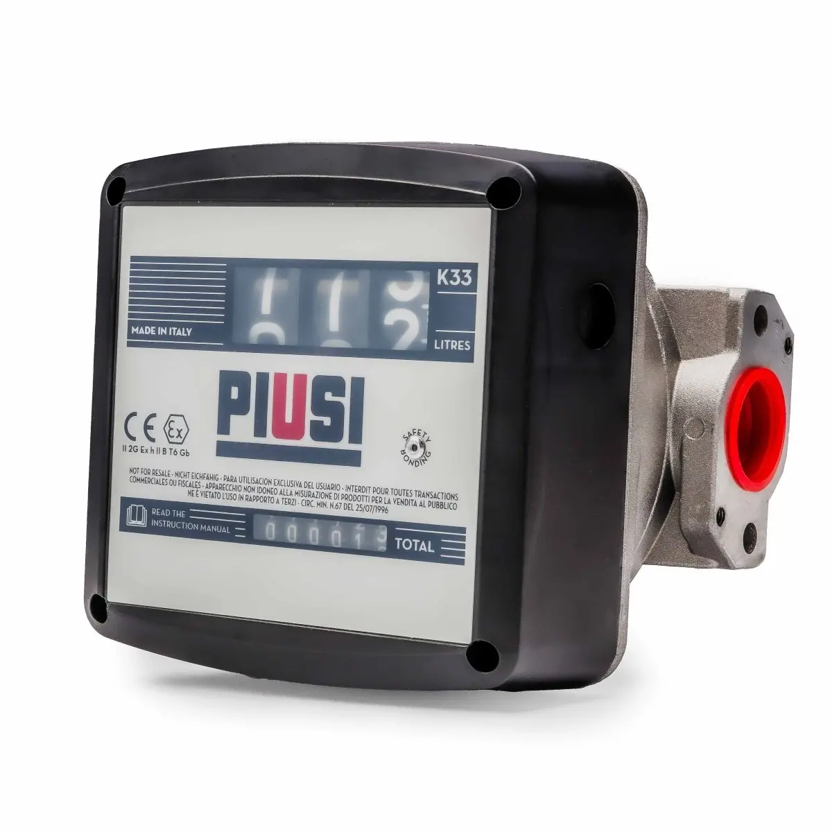 Piusi K33 Meter Atex Ver A 3 Digit Mechanical Petrol 20-120Lpm 1