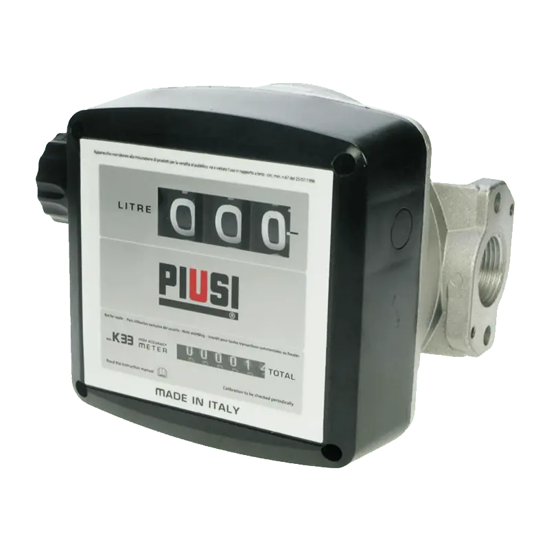 Piusi K33 Meter Ver A 3 Digit Mechanical Diesel 20-120Lpm 1
