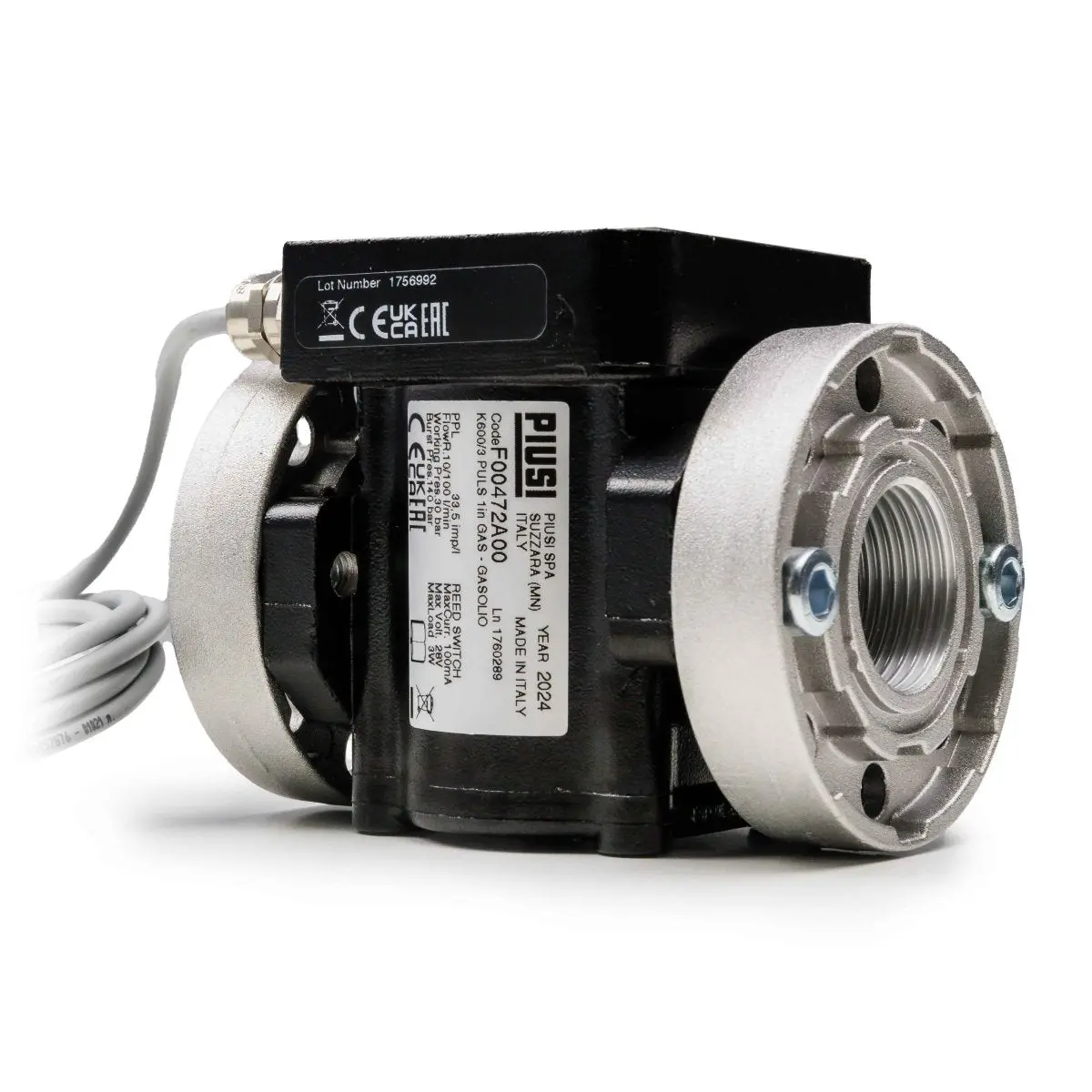 Piusi K600/3 Pulse Meter 1In Bsp Diesel 1