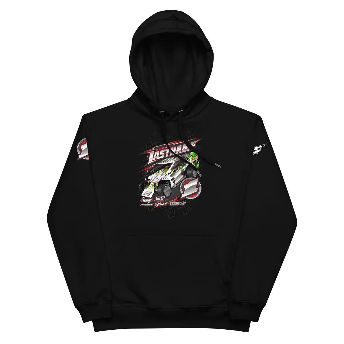Custom Designed Men’S Premium Heavyweight Hoodie For Rc Racers Of Salvas Mudboss 1