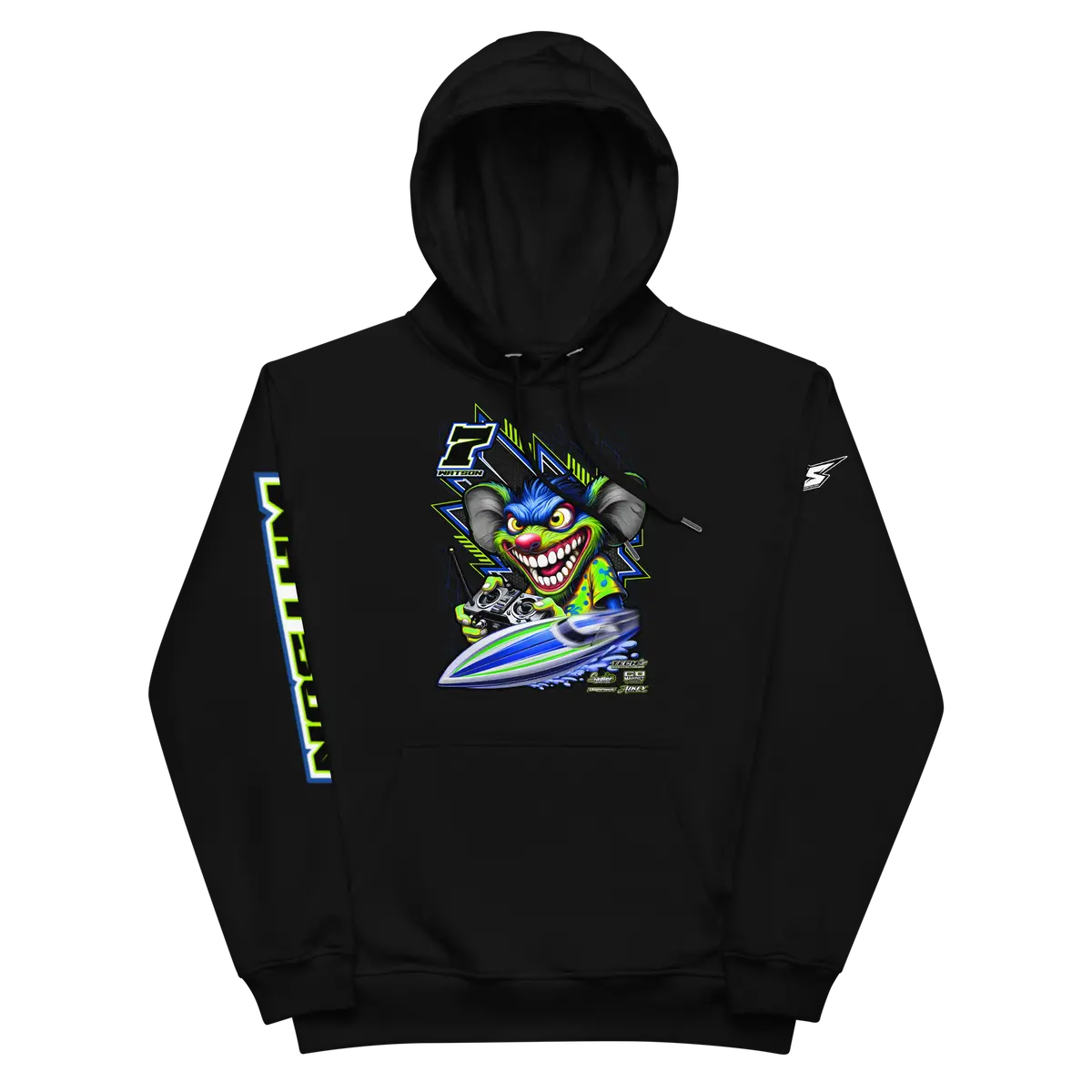 Custom Designed Men’S Premium Heavyweight Hoodie For Rc Boat Enthusiasts! 1