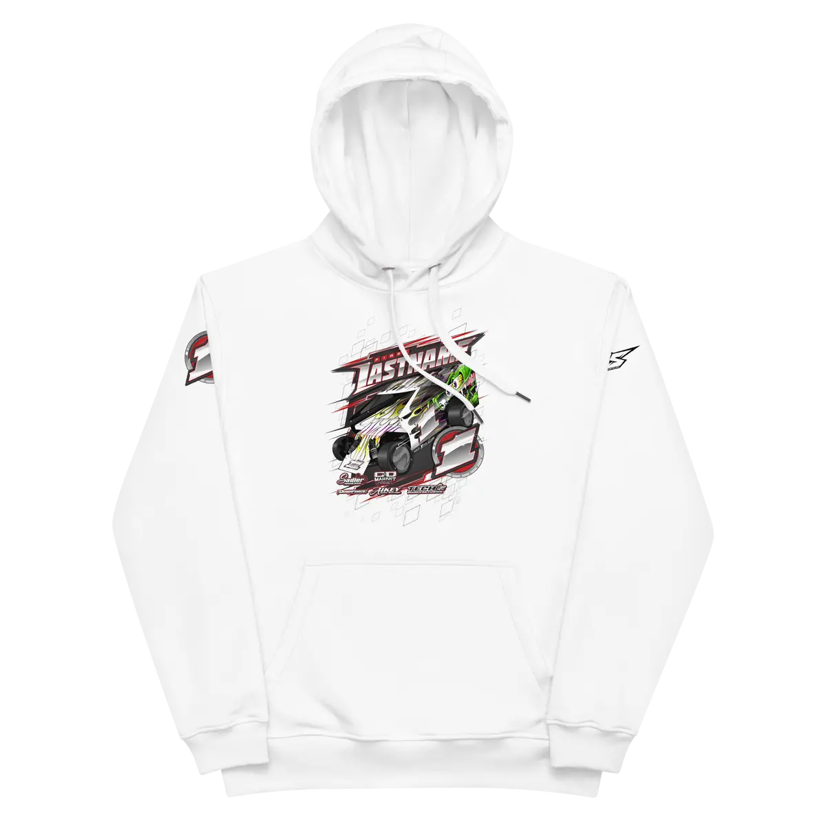 Men's Eco-Friendly Heavyweight Custom Hoodie for Salvas Mudboss Racing Teams