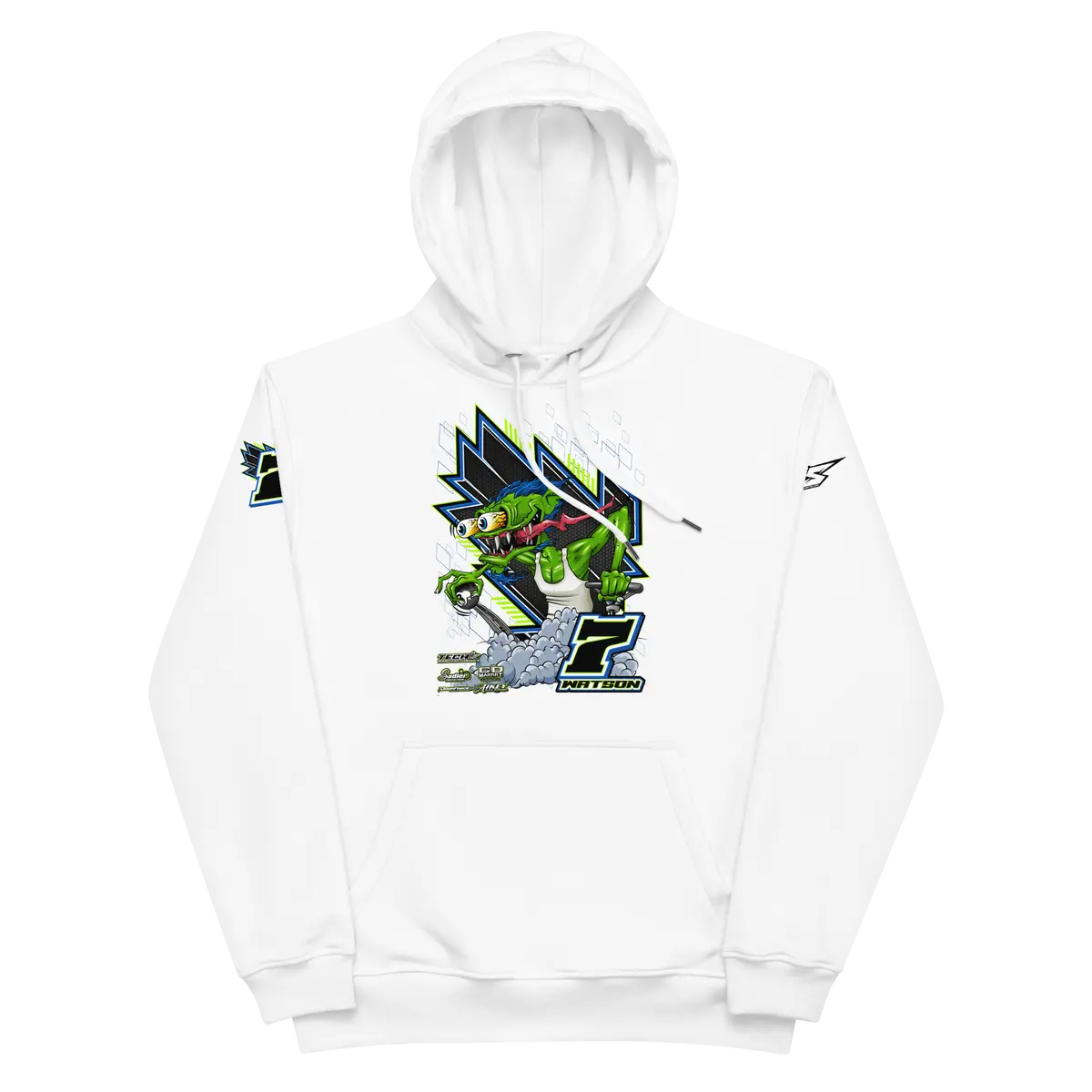 Men's Eco-Friendly Heavyweight Hoodie Featuring 'Need For Speed' Racing Design for RC Oval Carpet Enthusiasts