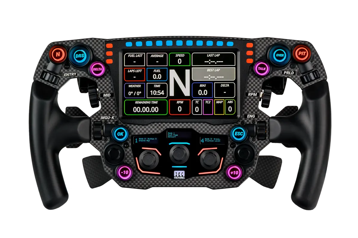 Rexing Formula Mayaris 2 Carbon Fiber Formula Steering Wheel (4 Paddle Version) 1