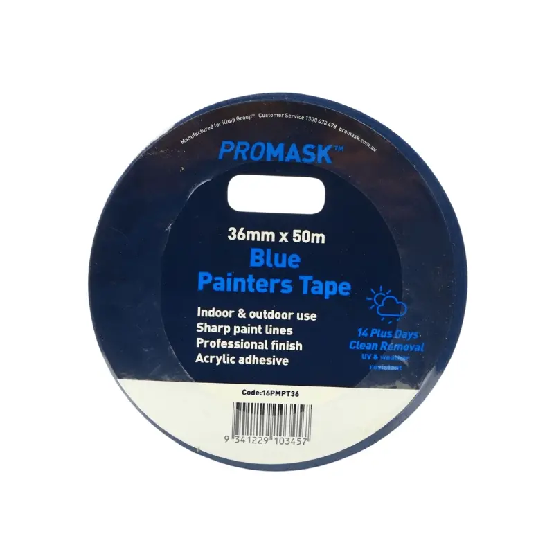 Promask Blue Painters Tape - 36Mm X 50M 1