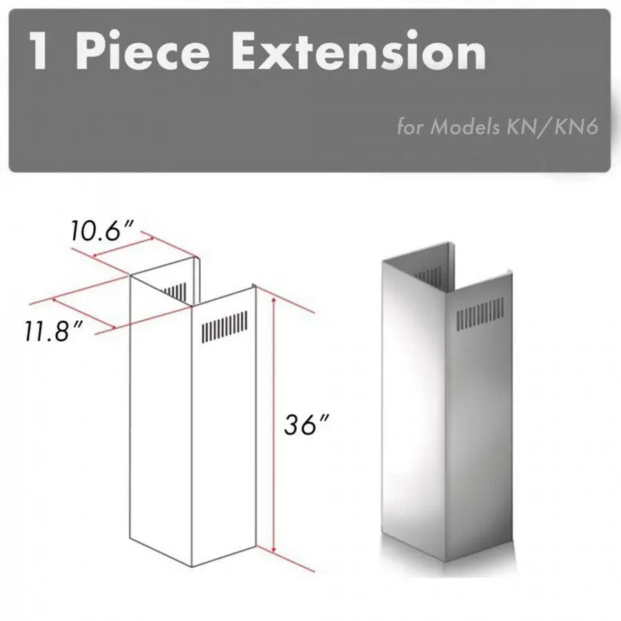 Z-Line Range Hood Accessories Model 1Pcext-Kn 1