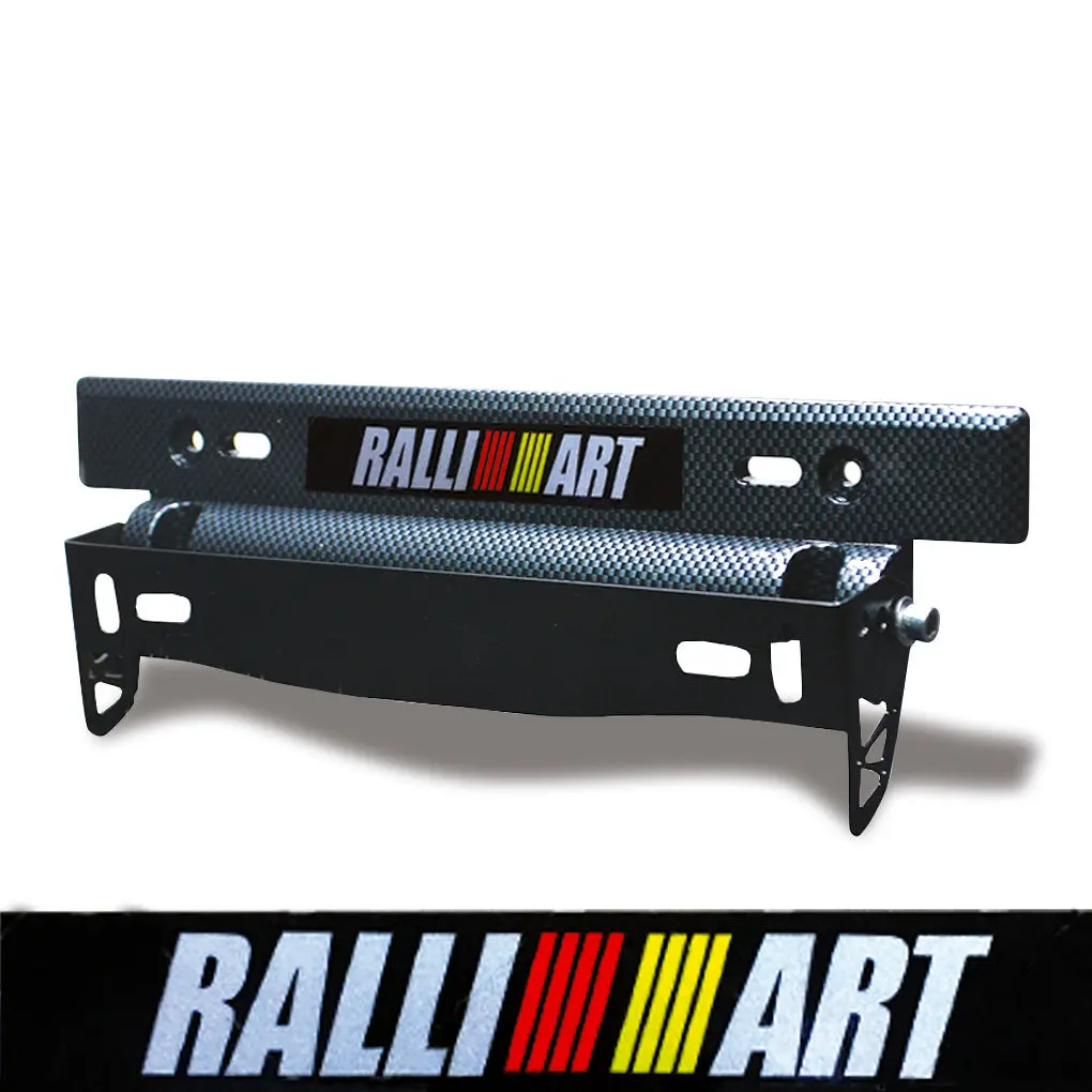 Ralliart Adjustable Tilting Plate Holder 1