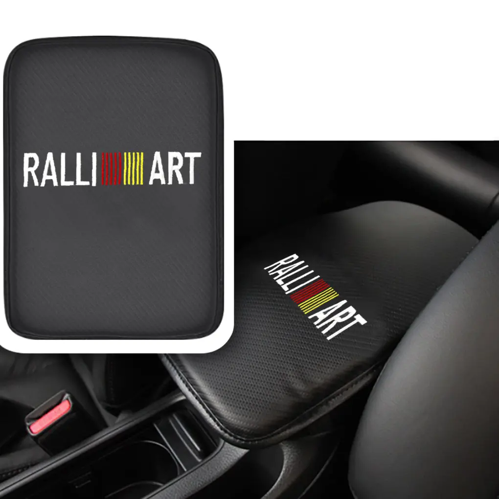 Ralliart Car Automobiles Armrests Pads Cover 1