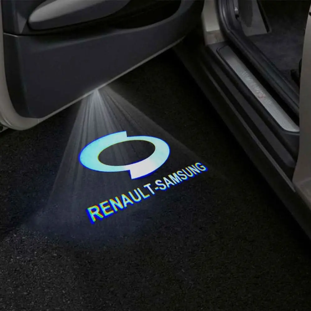 Renault Samsung Sm7 1St Gen Ex2 Premium Door Puddle Lights Multiple Designs 2004–2011 1