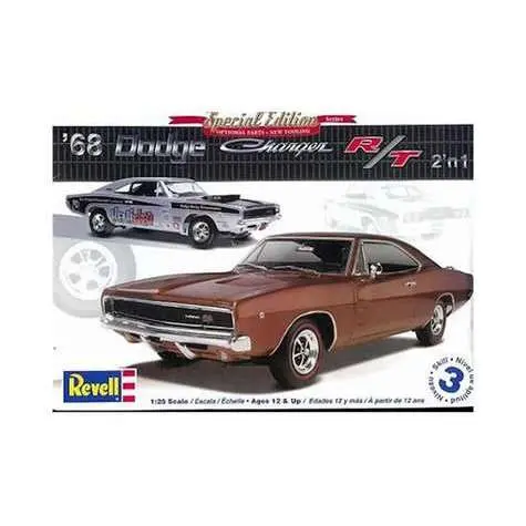Revell 1/25Th Scale 68 Dodge Charger Model 1