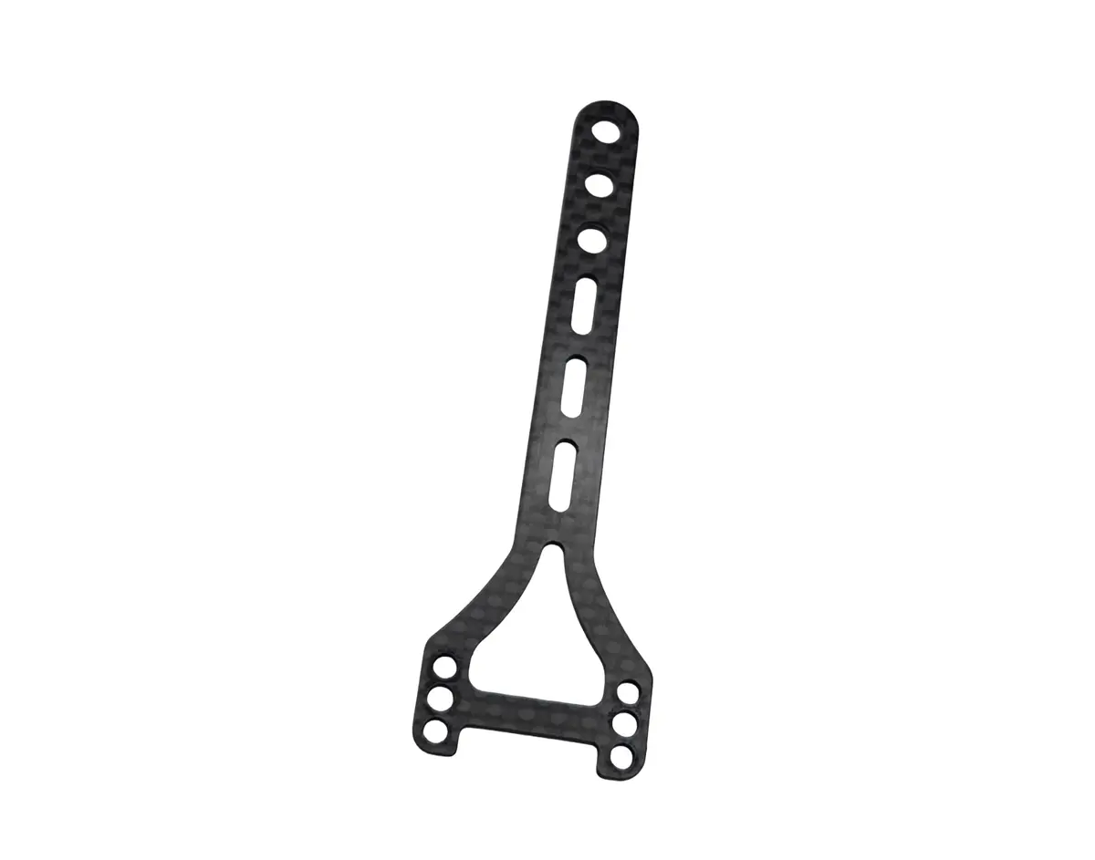 Mad Wurks X4 26 1.6Mm Carbon Fiber Rear Top Deck Stiff (3 Holes) (1) 1