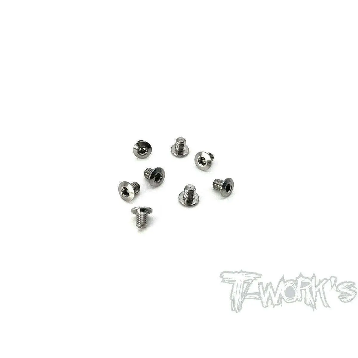 Tworks Titanium Low-Profile Socket Head Screws – Half-Threaded